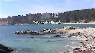 Algarrobo beach in Chile