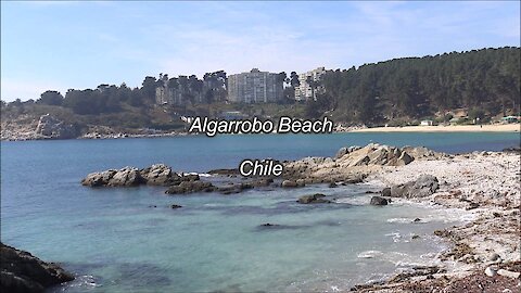 Algarrobo beach in Chile