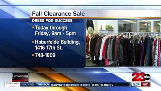 Dress for Success fall clearance sale starts Tuesday