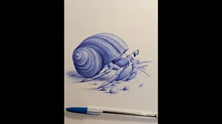 How to draw with a ballpoint pen, Tips from an Inktober Prompt