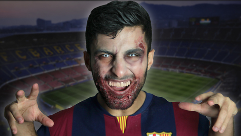 LUIS SUÁREZ HALLOWEEN ZOMBIE PRANK!