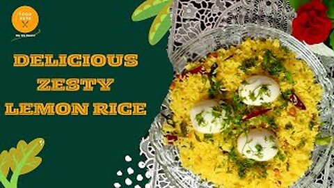"Easy Lemon Rice Recipe | Quick & Delicious | Healthy Vegetarian Meal