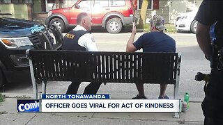 North Tonawanda officer goes viral for act of kindness