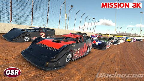 🏁 Intense iRacing Action: DIRTcar Limited Late Model Race at The Dirt Track at Charlotte! 🏁