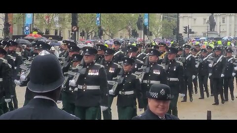 Magnificent military parade #kingscoronation