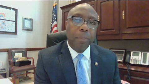 Sen. Tim Scott Challenges Bank CEOs - Prove Georgia Voter Law is Discriminatory (Watch)