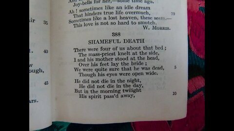 Shameful Death - W. Morris