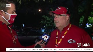 "Coach Reid" stops by Red Friday fundraiser