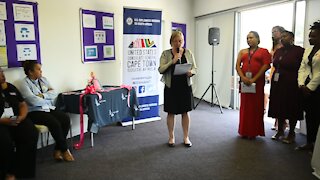 SOUTH AFRICA - Cape Town - Bellville Trans Women Health Care Centre launched (Video) (LTp)