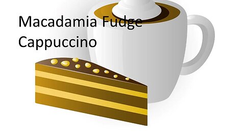 A Macadamia Fudge Cappuccino recipe that is so easy and quick #shorts #coffee #cappuccino #fudge