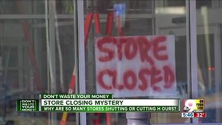 Here's why so many stores are closing or cutting hours