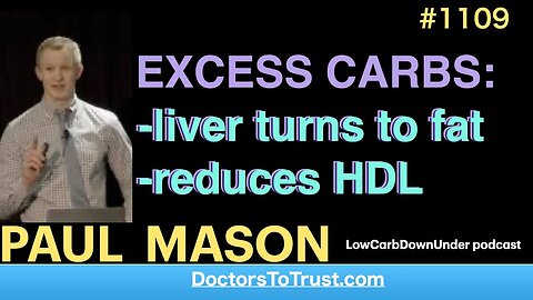 PAUL MASON c: | EXCESS CARBS: -liver turns to fat -reduces HDL