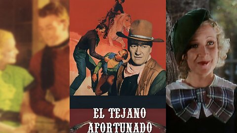 EL TEJANO AFORTUNADO (1934) John Wayne y George 'Gabby' Hayes | Occidental | blanco y negro