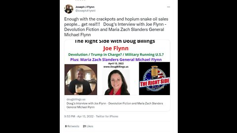Joseph Flynn and Maria Zack Misc. Interview