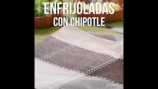 Enfrijoladas with Chipotle