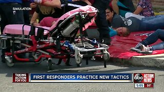 Mass casualty training focuses on saving injured victims