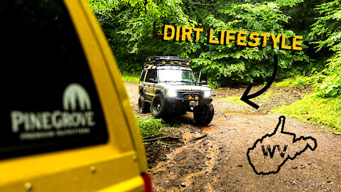 Exploring West Virginia with Dirt Lifestyle - Jeep XJ Falls Off Cliff!