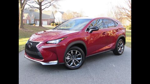 2015 Lexus NX200t F-Sport Start Up, Road Test and In Depth Review