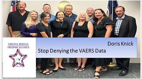 VAMFA Medical Freedom Warrior Doris Knick Repeats VAERS Data & Gives Public Invitation