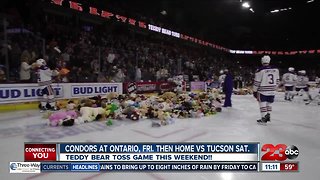 Condors' Teddy Bear Toss going down this Saturday