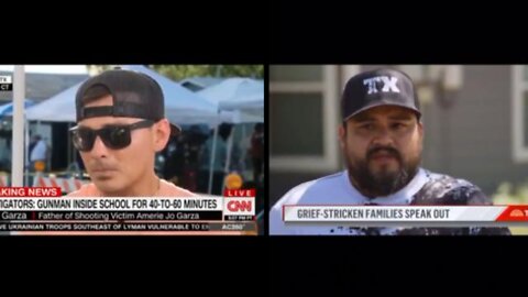 Uvalde Texas Shooting 2 Dads 1 Bluff Analysis of CNNNBC Ridiculous Crisis Acting propaganda