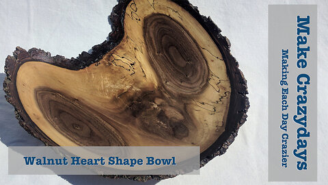 Walnut Heart Shape Bowl