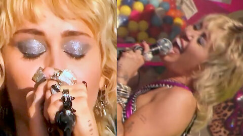 Miley Cyrus BREAKS DOWN During Super Bowl Pregame Performance!