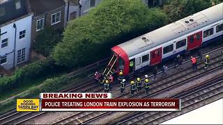 Police declare reported explosion on London subway a terrorist incident