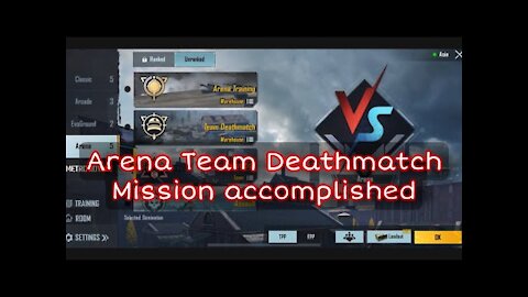 Arena Team Deathmatch Mission accomplished 💪