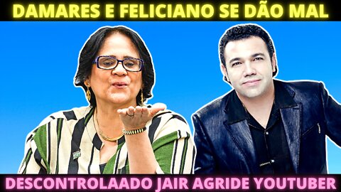 Damares e Marco Feliciano se ferram na justiça - Bolsonaro agride youtuber