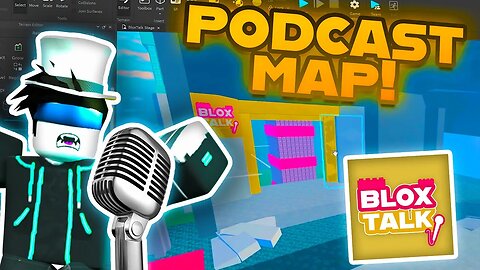 Building The Map For My NEW ROBLOX PODCAST... (Part 1)
