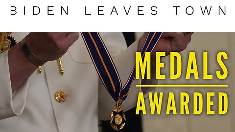 Biden leaves the country with debt limit unresolved and medals awarded at the White House.