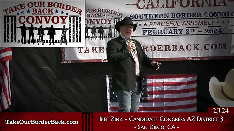Take Our Border Back Freedom Loving American “Jath Zink” Speaks