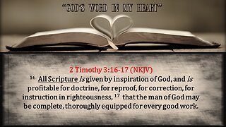 "God's Word In My Heart"