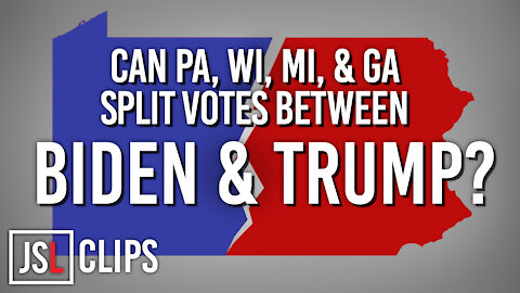 Can Defendant States PA, WI, MI, & GA Split Votes Between Biden & Trump?