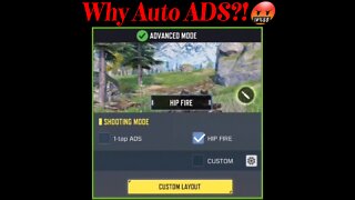 Why is it Doing Auto ADS?! - Call of Duty Mobile