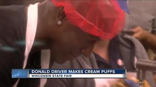 Donald Driver Makes Cream Puffs