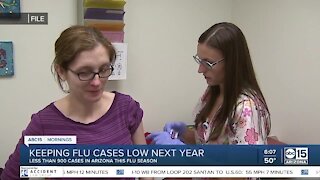 Influenza cases low in Arizona this year -- what does that mean for next year?