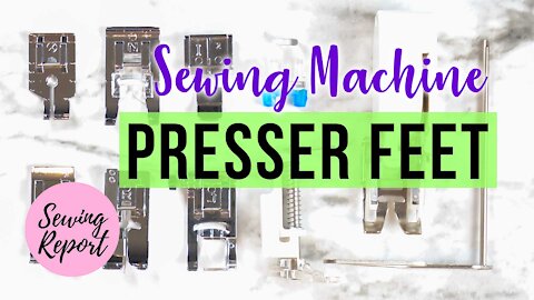 Sewing Machine Presser Foot Basics 🧵 How to Use 10 Different Feet [Brother CS7000i]