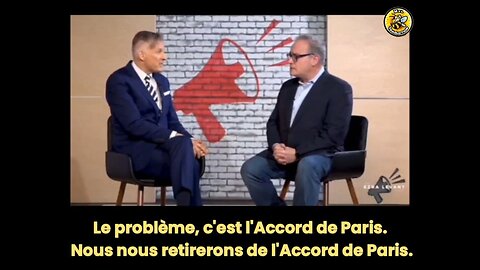 Le problème, c'est l'Accord de Paris. Nous nous retirerons de l'Accord .