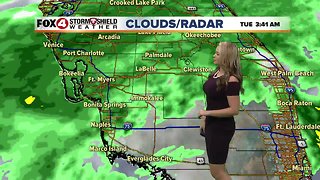 FORECAST: Wet start to Tuesday, rain chance continues