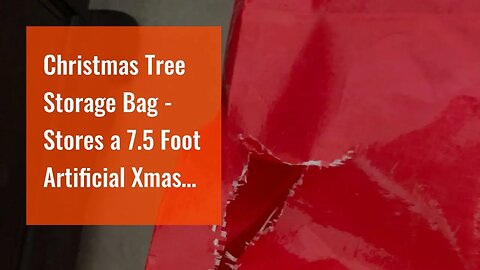 Christmas Tree Storage Bag - Stores a 7.5 Foot Artificial Xmas Holiday Tree. Durable Waterproof...