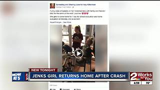 Crash victim Izzy Kitterman returns to Jenks