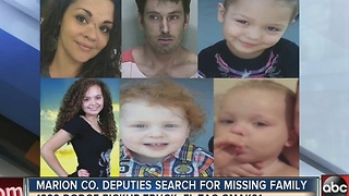 Marion deputies search for missing family, four children considered endangered