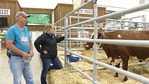 The day before the 183rd Erie County Fair opens is for the 'finishing touches'