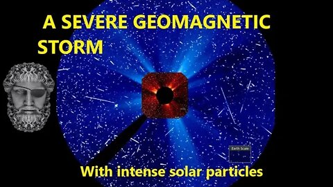 Space weather, and a severe geomagnetic storm