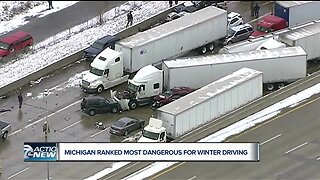 Michigan is the most dangerous state in the nation for winter driving