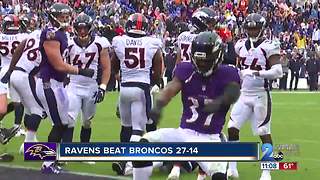 Baltimore Ravens defeat Denver Broncos