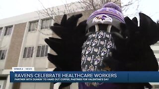 Ravens celebrate healthcare workers