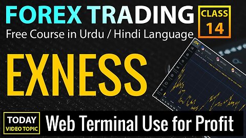 How to use Exness Web Terminal for Good Profit - Class 14